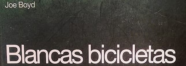 Fragmento de la portada del libro Blancas Bicicletas