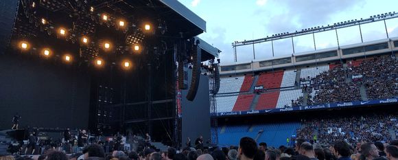 Interior del estadio Vicente Calderón